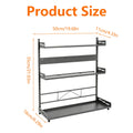 3 Tier Spice Organizer Kitchen Shelf for Countertop Adjustable Spice Organization for Cabinet Kitchen Organizer Rust and Moisture Resistant Bathroom Toiletries Storage Racks