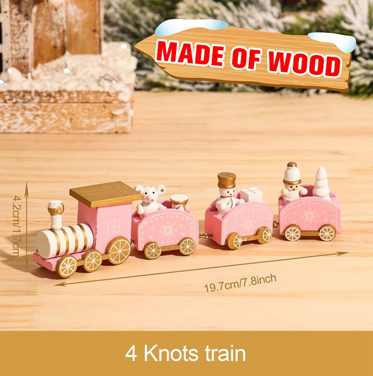 Christmas Train Merry Christmas Decorations For Home  Cristmas Ornament Xmas Navidad Noel Gifts Happy New Year Gifts