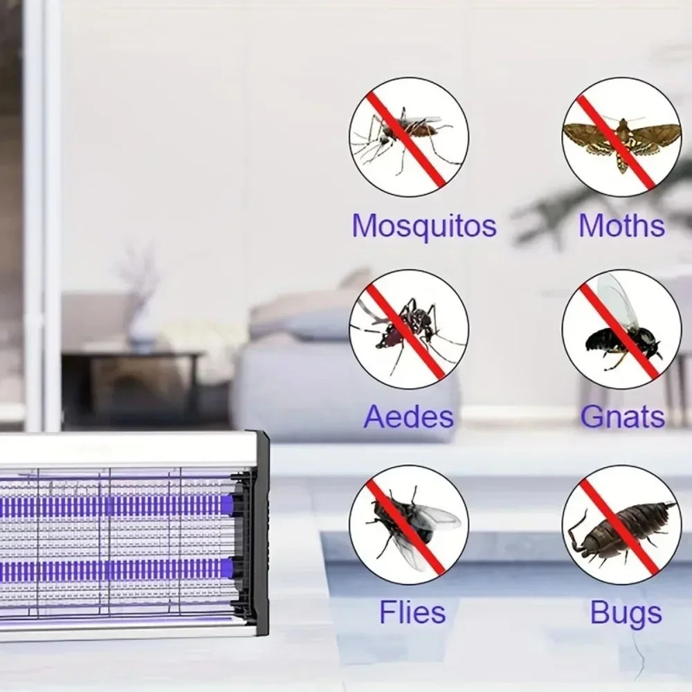 Joyinled UV Mosquito Killer Lamp, Indoor Fly Trap for Home Hotel Restaurant, Electric Insect Killer with Hanging Hook Economic