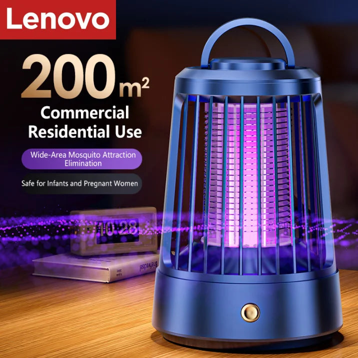 Lenovo Electric Mosquito Killer Lamp USB Rechargeable Bug Zapper 4500V Electric Shock For Indoor Outdoor Home Garden Camping