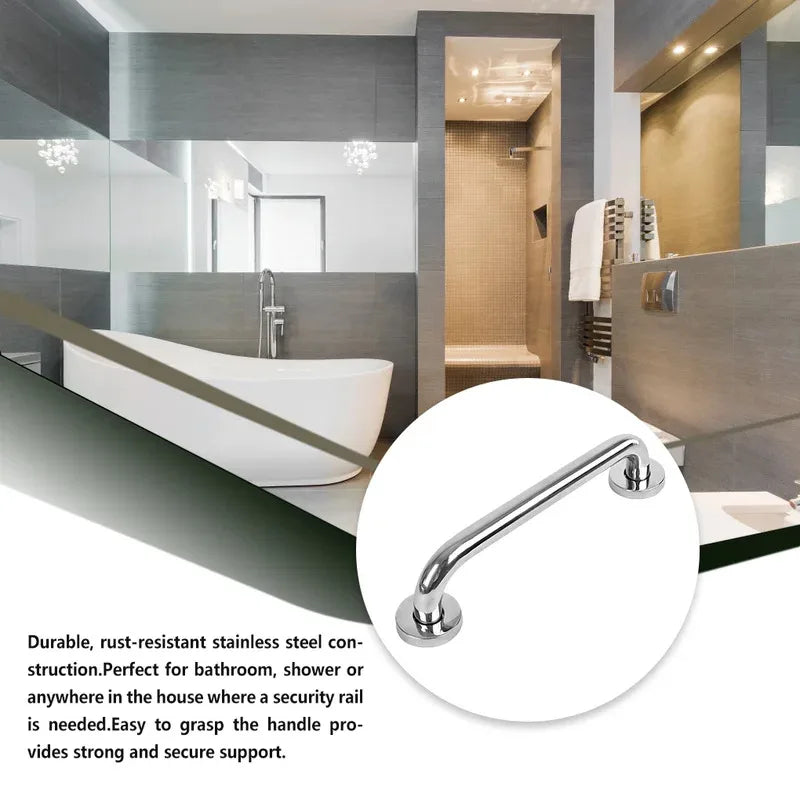 30/40/50cm Handrail High Quality Stainless Steel Bathroom Tub Toilet Grab Bar Shower Safety Support Handle Towel Rack