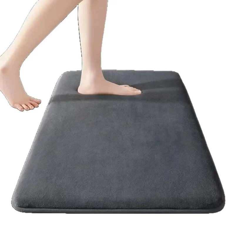 Super Absorbent Coral Velvet Non Slip Bath Floor Door Mat For Bathroom Household Home Decoration