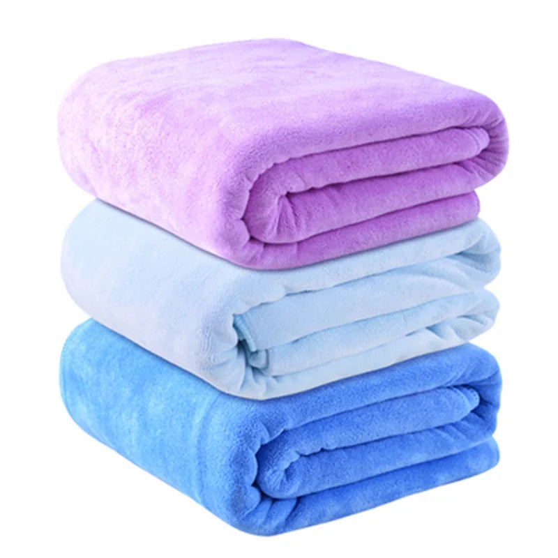 super large Microfiber bath towel, soft, high absorption and quick-drying, sports, travel, no fading, multi-functional use