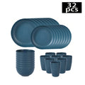 The 16-piece set /32-piece set includes cups, plates and bowls that can be washed in the dishwasher, as well as home sets.