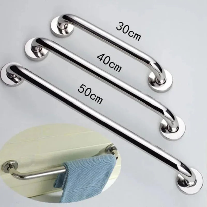 30/40/50cm Handrail High Quality Stainless Steel Bathroom Tub Toilet Grab Bar Shower Safety Support Handle Towel Rack
