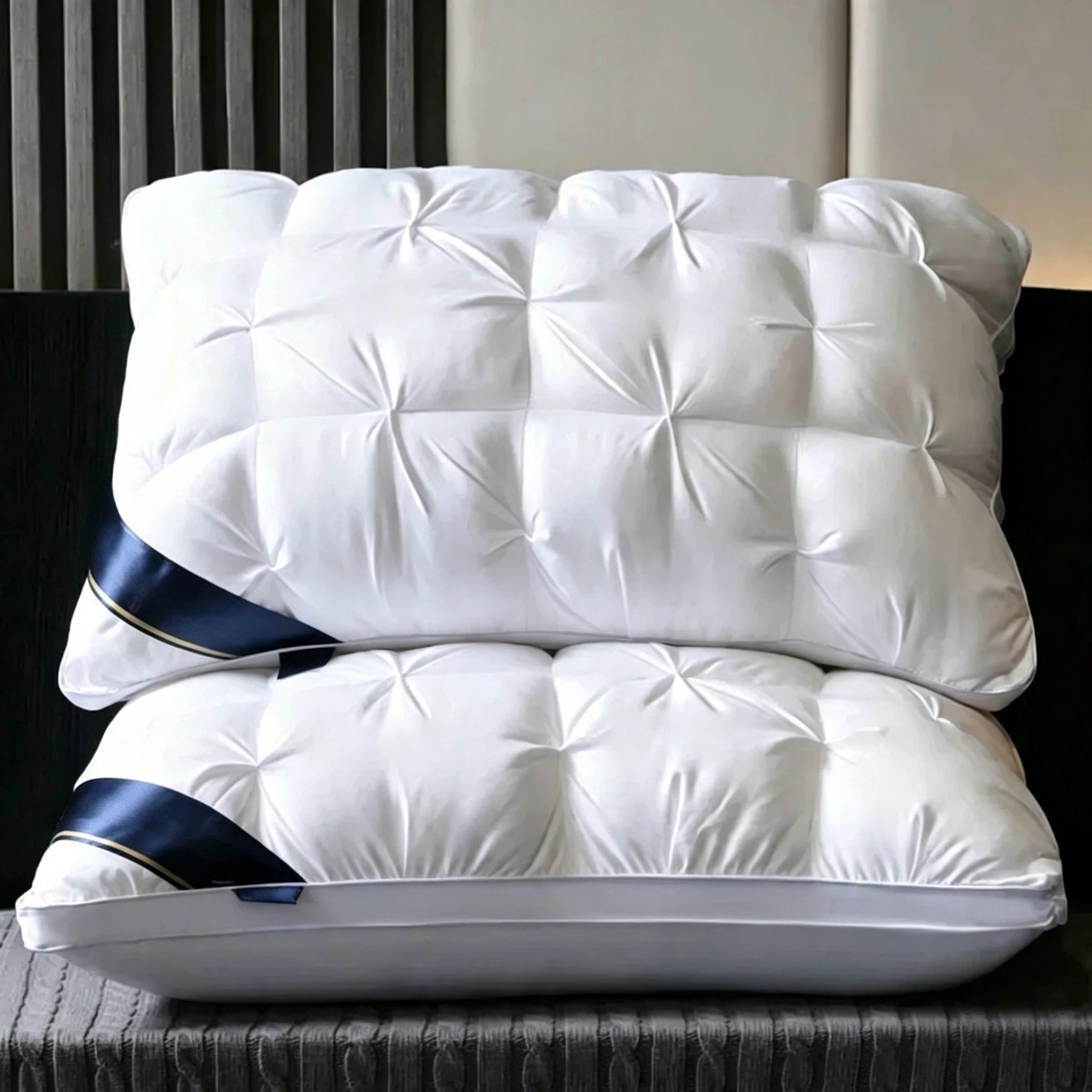 Comfortable Pillows for Sleeping High Quality Sleep Pillow Deep Sleep Neck Pillow Does Not Collapse Pillow Hotel Pillow 48x74cm