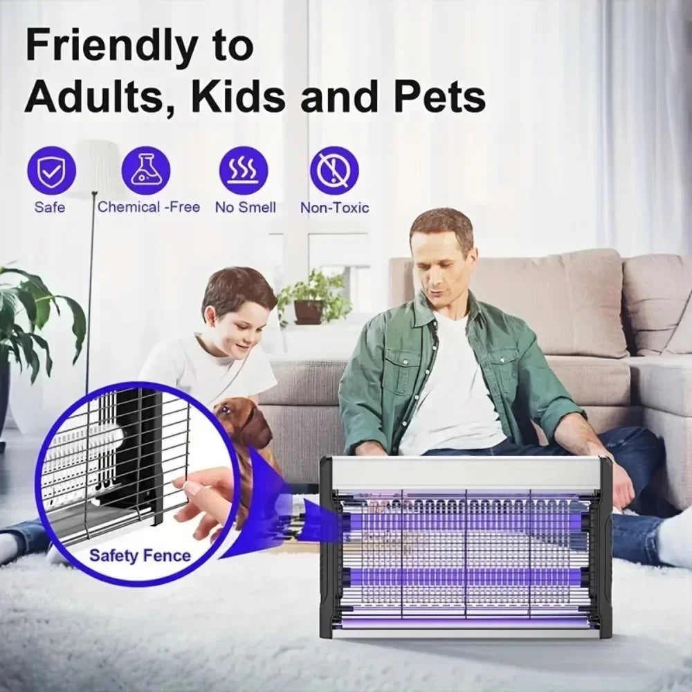 Joyinled UV Mosquito Killer Lamp, Indoor Fly Trap for Home Hotel Restaurant, Electric Insect Killer with Hanging Hook Economic