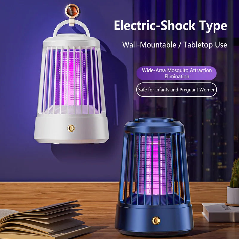 Lenovo Electric Mosquito Killer Lamp USB Rechargeable Bug Zapper 4500V Electric Shock For Indoor Outdoor Home Garden Camping