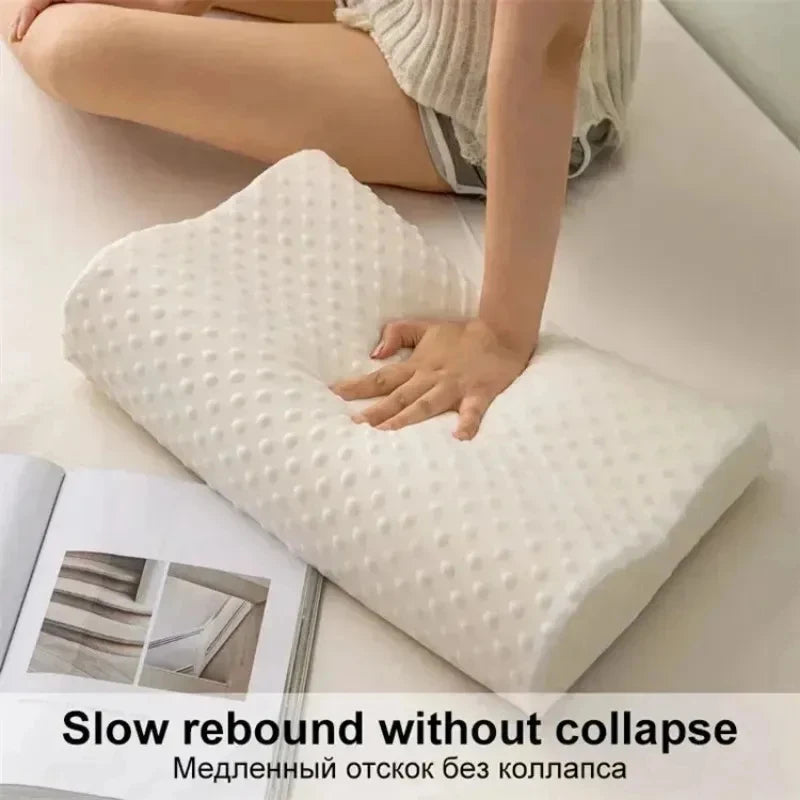 Memory Foam Orthopedic Neck Pillow – Slow Rebound for Neck & Shoulder Pain Relief