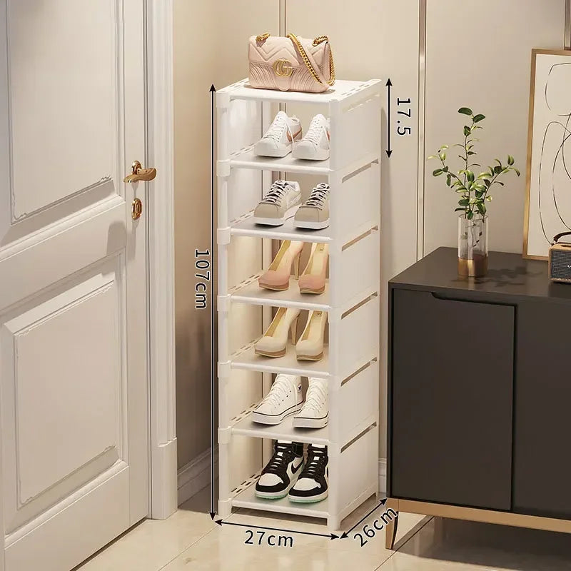 Shoe-shelf Organizer Home Furniture Simply Storage Cabinets Shoe Living Room Multi Layer Installation Zapatero Shoemakers