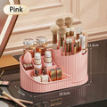 360° Rotatable Cosmetic Organizer Lipstick, Makeup Brush Organizer, Desktop Cosmetic Display Cabinet Suitable for Living Room,