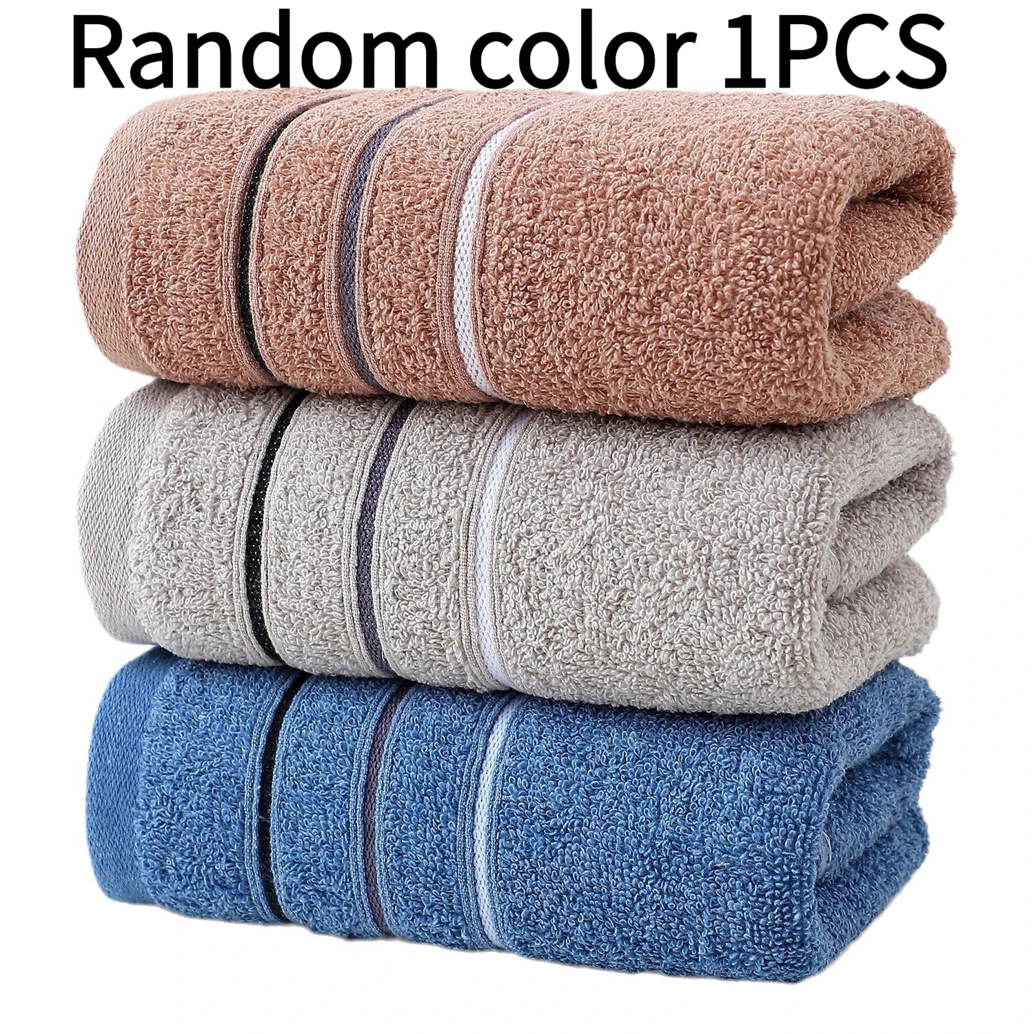 1 Soft Absorbent Face Towel for Home Use – Available in a Variety of Colors