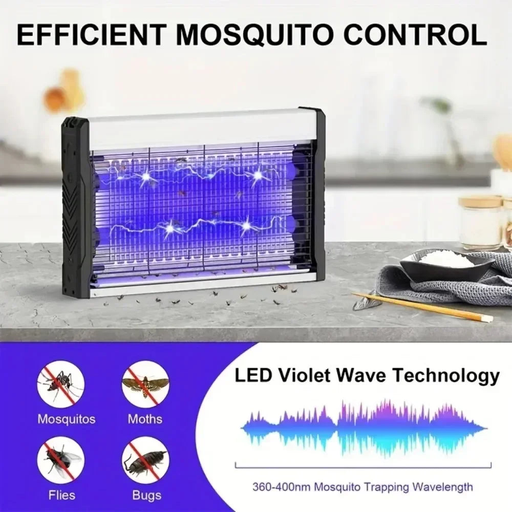 Joyinled UV Mosquito Killer Lamp, Indoor Fly Trap for Home Hotel Restaurant, Electric Insect Killer with Hanging Hook Economic